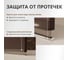 Стеклянная шторка на ванну FIXATOP 1400x800, поворотная, профиль хром матовый, стекло бронза матовая MGSHCU1400800TURNCHRMMTBRMT 8