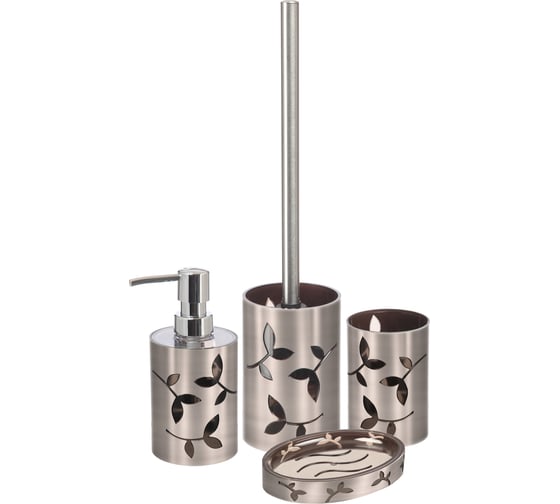 Ерш для унитаза VANSTORE silver leaf 414-06