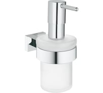 Дозатор жидкого мыла с держателем GROHE Essentials Cube 40756001