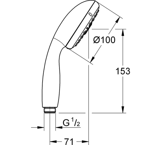 Ручной душ GROHE Tempesta New IV 28578002