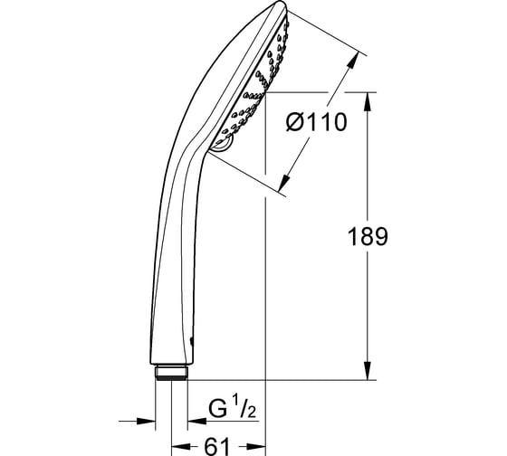 Ручной душ GROHE Euphoria Euphoria 27220000
