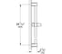 Душевая штанга GROHE New Tempesta Cosmopolitan 600 мм 27521000 2