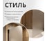 Стеклянная шторка на ванну FIXATOP 1400x600, поворотная, профиль чёрный, стекло сатин MGSHCU1400600TURNBLSAT 11