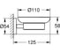 Мыльница GROHE Essentials 40368001 5