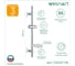 Стойка душевая с мыльницей Wesnaart хром DS021-58 3