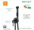 Смеситель скрытого монтажа с гигиенической лейкой Wesnaart EKO, черный EKO05-410Black 4
