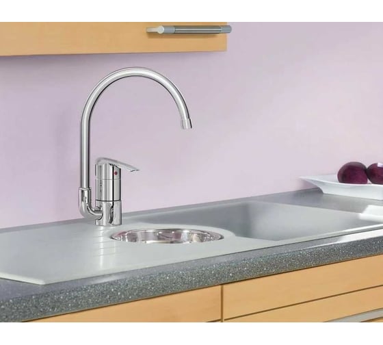 Смеситель для мойки GROHE Euroeco высокий излив 32752000