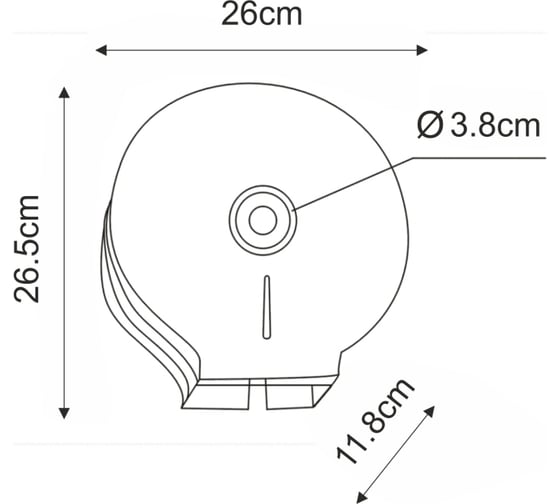Диспенсер для туалетной бумаги WasserKraft K-10025