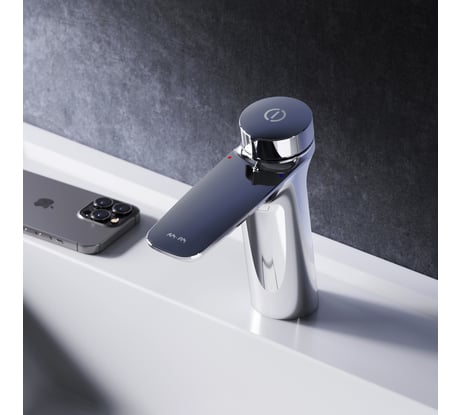 Нажимной смеситель для умывальника, хром AM.PM F50A02500