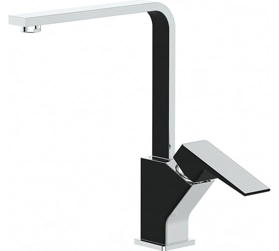 Смеситель для кухни ARGOTECH GRANO, хром/черный, d-35 35794