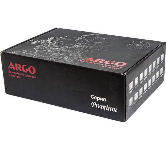 Смеситель для кухни ARGO OLIMP, хром/черный, d-35 35798