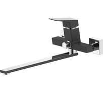 Смеситель для ванны и умывальника ARGO GRANO, хром/черный, d-35 35781