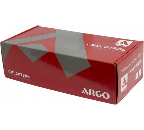 Смеситель для ванны и умывальника ARGO TETA, d-35, керамбукса, S-образный 34156