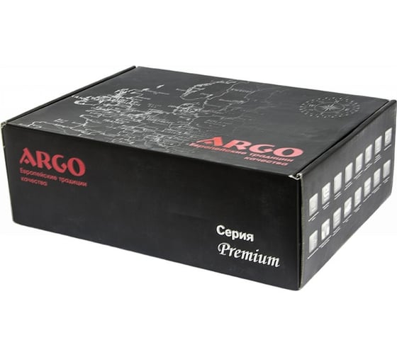 Смеситель для ванны ARGO GRANO, хром/белый, d-35 35755