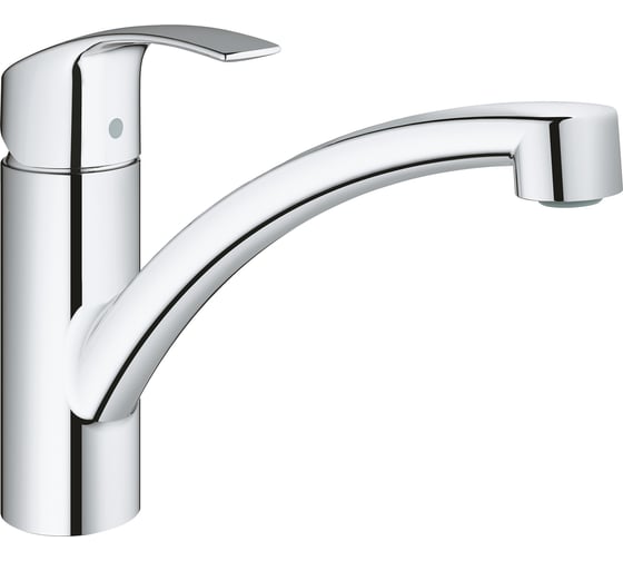 Однорычажный смеситель для мойки GROHE Eurosmart New низкий излив 32534002