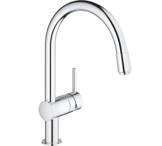 Однорычажный смеситель для мойки с выдвижным изливом GROHE Minta 32918000 1