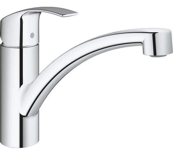 Однорычажный смеситель для мойки GROHE Eurosmart New низкий излив 33281002