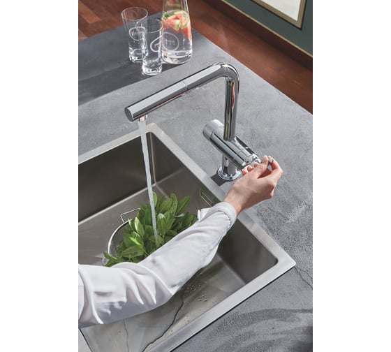 Смеситель для мойки GROHE Blue Pure Minta без электроники 30382000