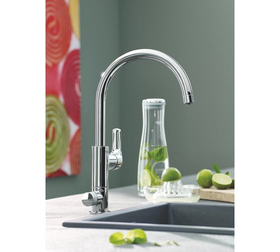 Смеситель для мойки GROHE Blue Pure Eurosmart без электроники 31722000