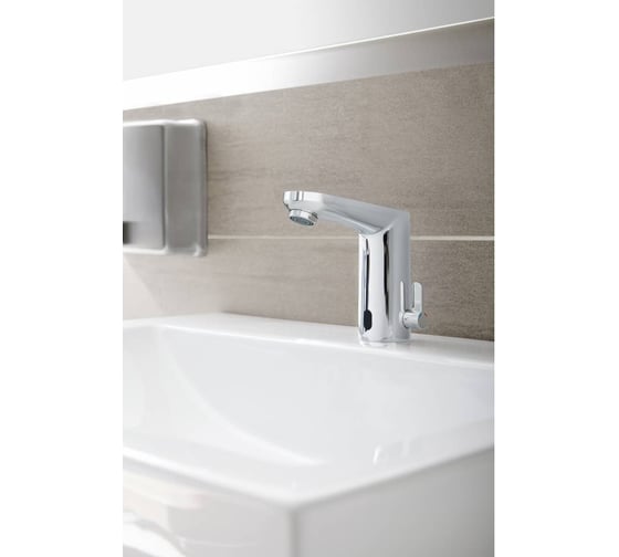 Смеситель GROHE Eurosmart Cosmopolitan E, инфракрасная электроника для раковины со смешиванием, 6V 36327001