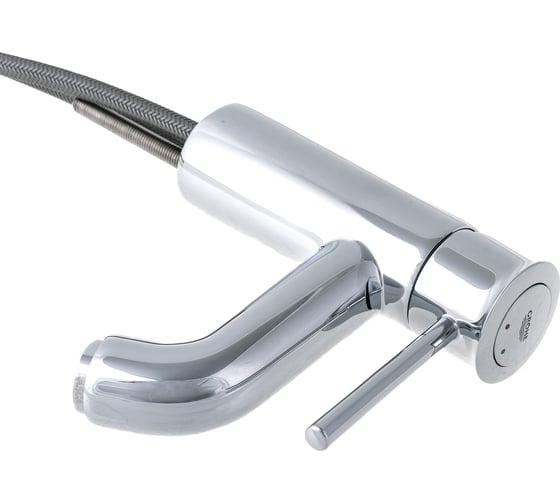 Смеситель для раковины GROHE BauClassic с сливным гарнитуром 23161000