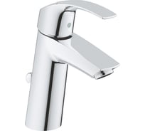 Однорычажный смеситель для раковины GROHE Eurosmart со сливным гарнитуром 23322001
