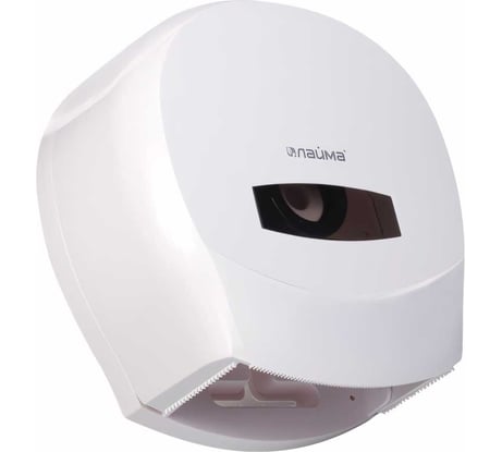 Диспенсер для туалетной бумаги ЛАЙМА PROFESSIONAL,малый, белый, ABS-пластик, 601427