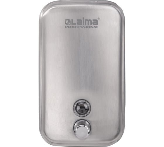 Диспенсер для жидкого мыла ЛАЙМА PROFESSIONAL,1 л, нержавеющая сталь, матовый, 605395 1