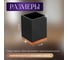 Стакан для зубных щеток PERFECTO LINEA WOOD BLISS, черный, 35-720102 ЦЕ-0595517166 3