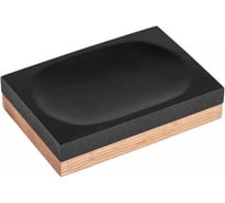 Мыльница PERFECTO LINEA WOOD BLISS черная 35-720103