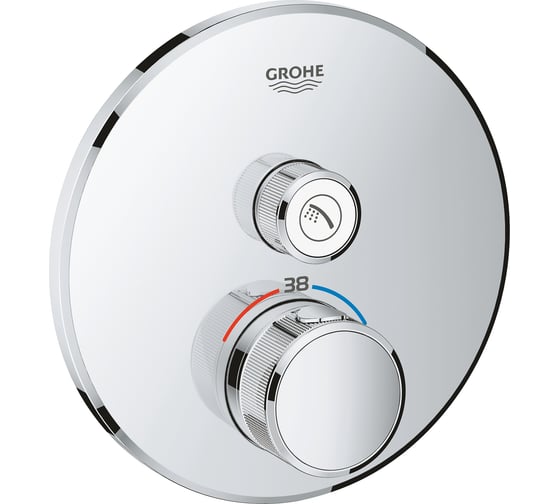 Термостат для ванны и душа GROHE Grohtherm SmartControl комплект верхней монтажной части 29118000