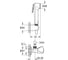 Душевой набор с гигиеническим душем и угловым вентилем GROHE Tempesta-F 26357000 2