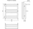 Электрический полотенцесушитель Lemark Pramen 500x600 LM33607E 5