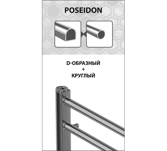Электрический полотенцесушитель Lemark Poseidon 500x600 LM42607E