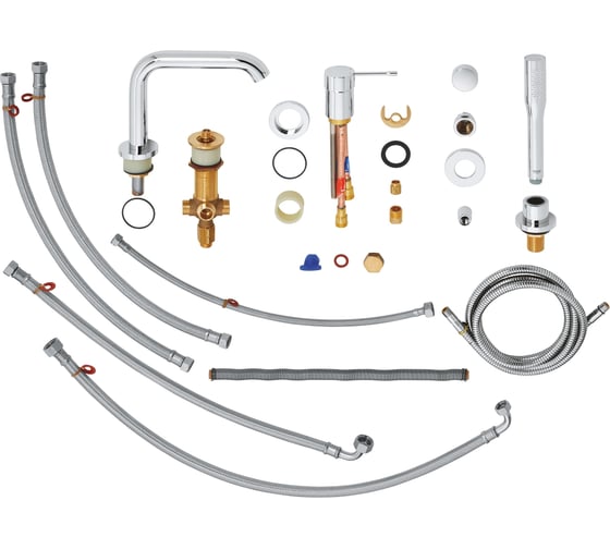 Смеситель для ванны GROHE Essence New на 4 отверстия 19578001