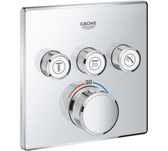 Термостат для ванны и душа GROHE Grohtherm SmartControl комплект верхней монтажной части 29126000 1