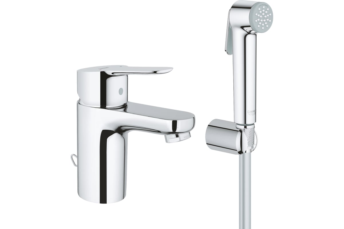 Однорычажный смеситель для раковины grohe bauedge longlife 35 мм размер s 23757000