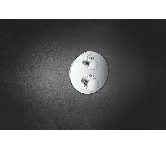 Термостат для душа с переключателем на 2 положения GROHE Grohtherm верхний и ручной душ 24076000