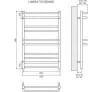 Водяной полотенцесушитель Lemark Linara 500x800 LM04810