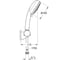 Душевой набор с регулируемым держателем GROHE NTempCosmo 100 III 27584002 2