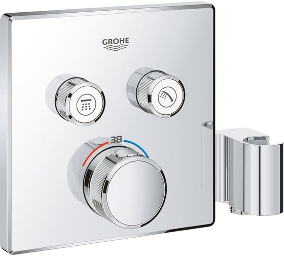 Термостат GROHE GRT SmartControl 2 выхода, с держателем ручного душа 29125000 1