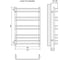Электрический полотенцесушитель Lemark Luna 500x800 LM41810E 5