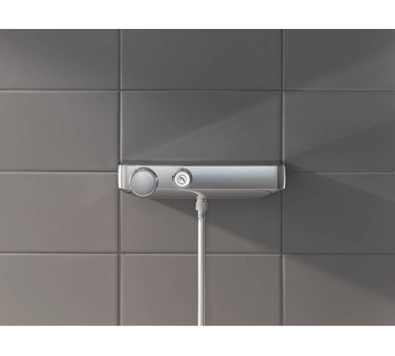 Термостат для душа GROHE GRT SmartControl настенный монтаж, полочка, 1 кнопка управления 34719000