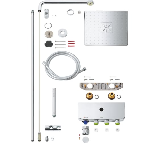 Душевая система с термостатом GROHE Euphoria SmartControl 310 DUO Cube 26508000