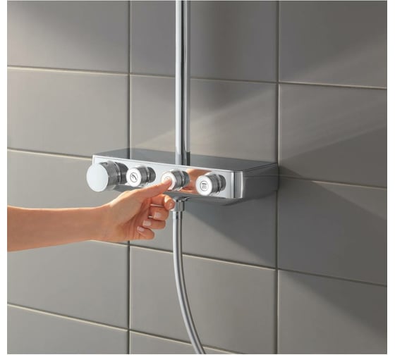 Душевая система с термостатом GROHE Euphoria SmartControl 310 DUO Cube 26508000