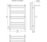 Водяной полотенцесушитель Lemark Pramen 500x800 LM33810 5
