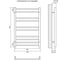Электрический полотенцесушитель Lemark Poseidon 500x800 LM42810E 5