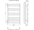 Водяной полотенцесушитель Lemark Atlantiss 500x800 LM32810R 5