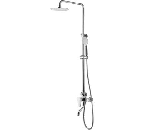 Смеситель для ванны с верхним душем, хром/белый IDDIS Cloud CLOSB00i06