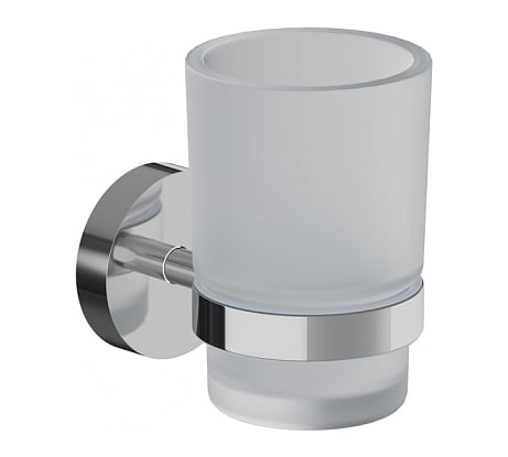 Одинарный подстаканник IDDIS матовое стекло, сплав металлов Sena SENSSG1i45